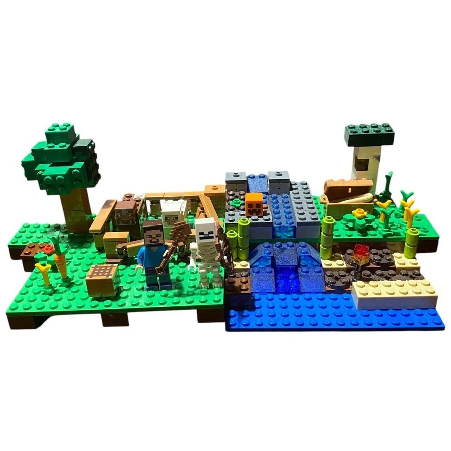 Minecraft Lego Set med Figuriner