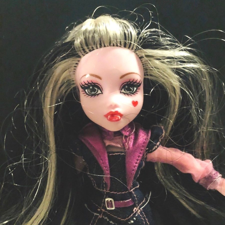 Docka liknande Monster High med tillbehör