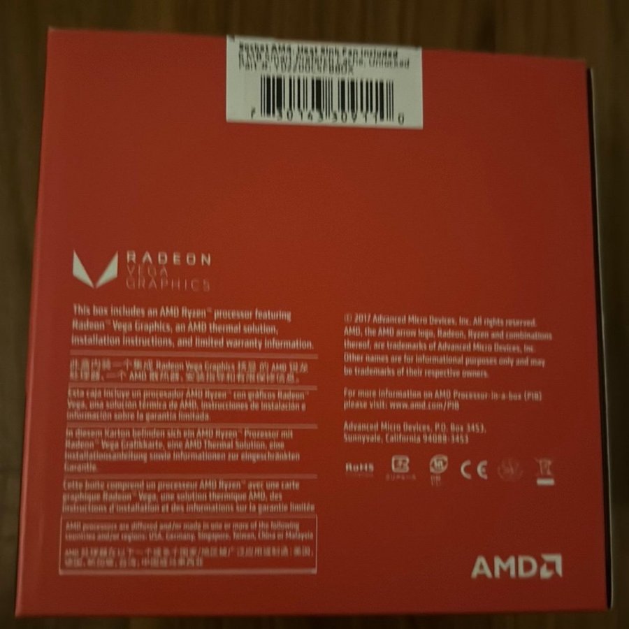 AMD Ryzen 3 2200G Processor