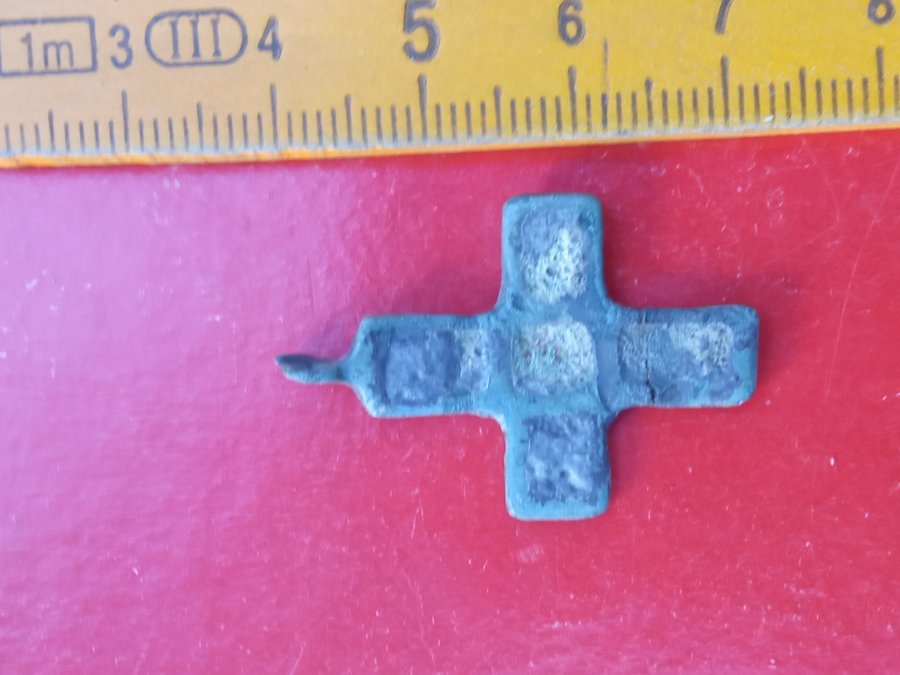 VIKINGS Rus Kijowska bronze cross XI - XIV CENTURY