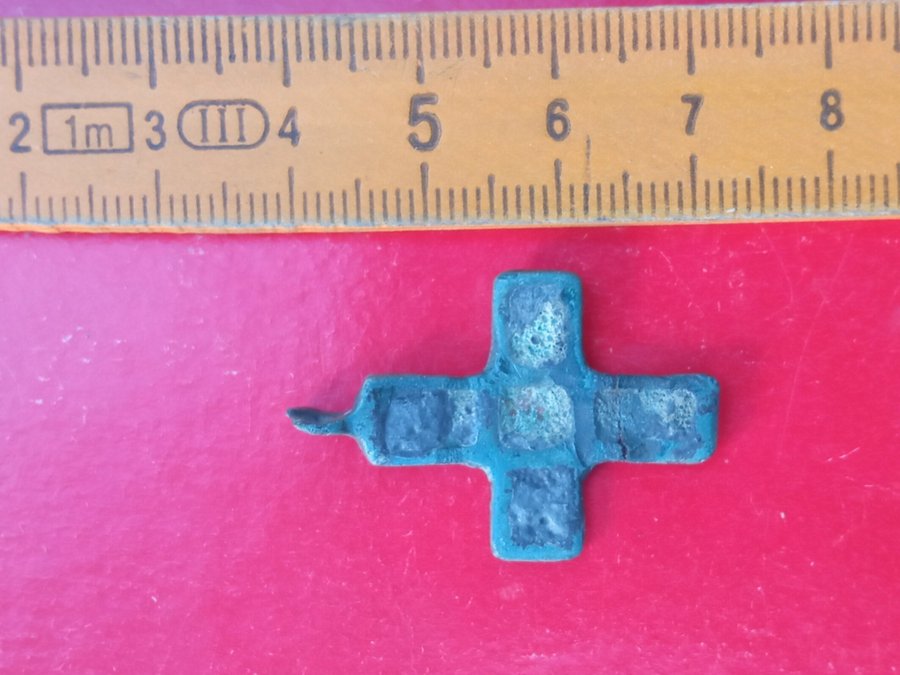 VIKINGS Rus Kijowska bronze cross XI - XIV CENTURY