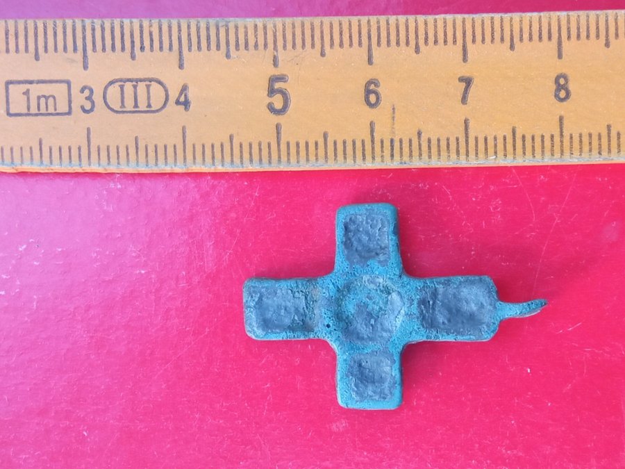 VIKINGS Rus Kijowska bronze cross XI - XIV CENTURY