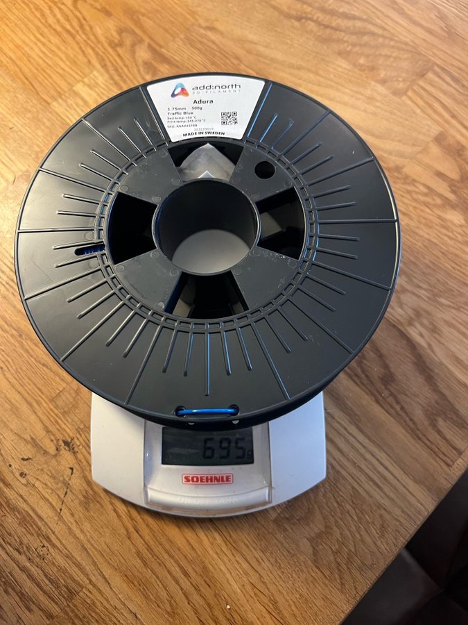 Filament för 3D skrivare 500g