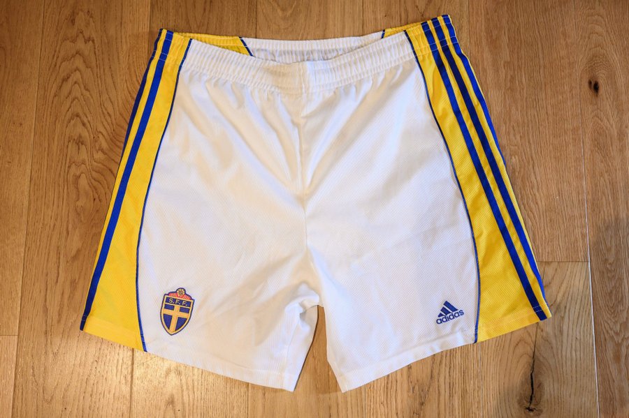 Sverige fotbollsshorts, SvFF, Adidas, Large