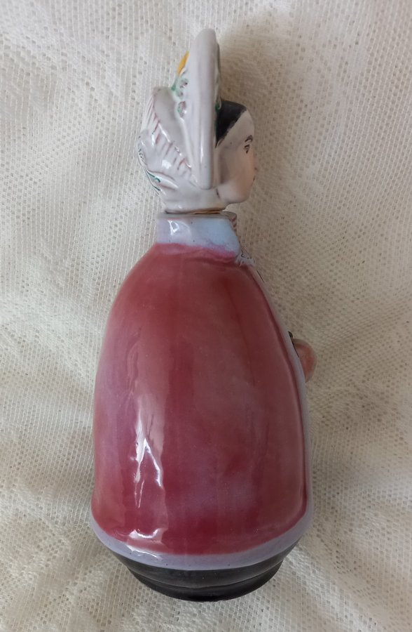 Antique JOHGUS studio handmade ceramic decanter Bornholm Denmark 1940-50