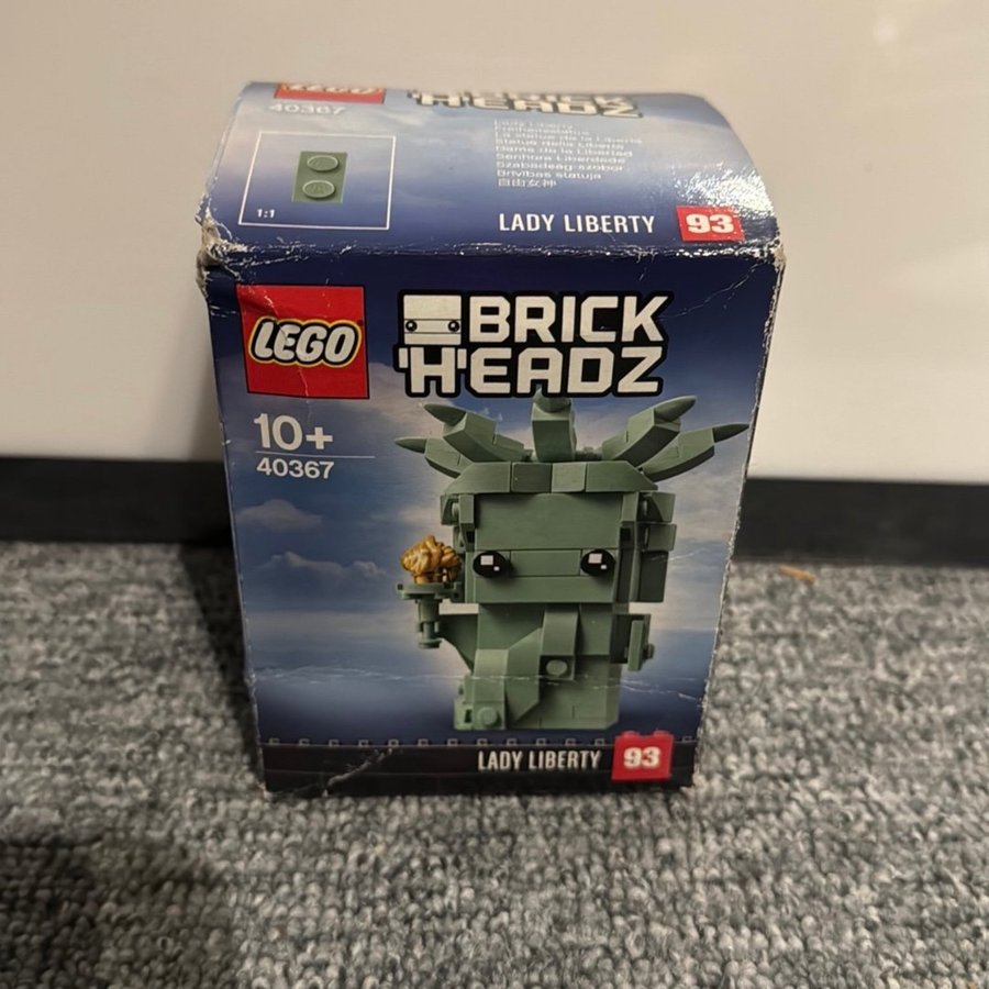 Uåbnet - LEGO BrickHeadz 40367 Lady Liberty