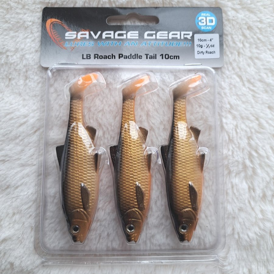 Savage Gear LB Roach 10cm Paddle Tail