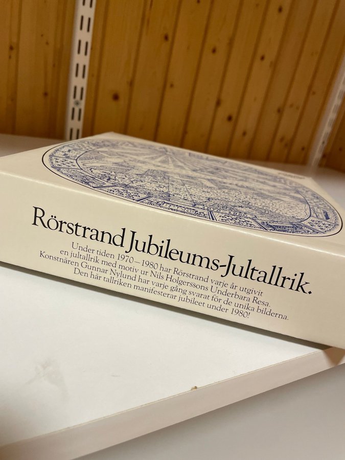 Rörstrand Jubileums-Jul-Tallrik 1970-1980