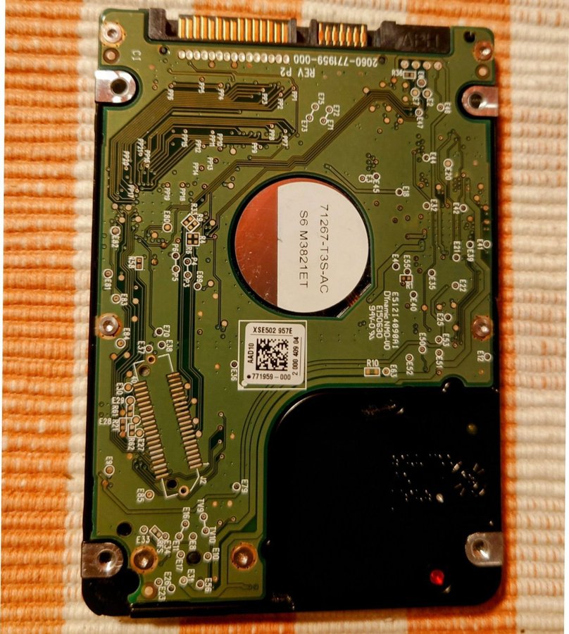 Western Digital 2,5" SATA 500GB Internal