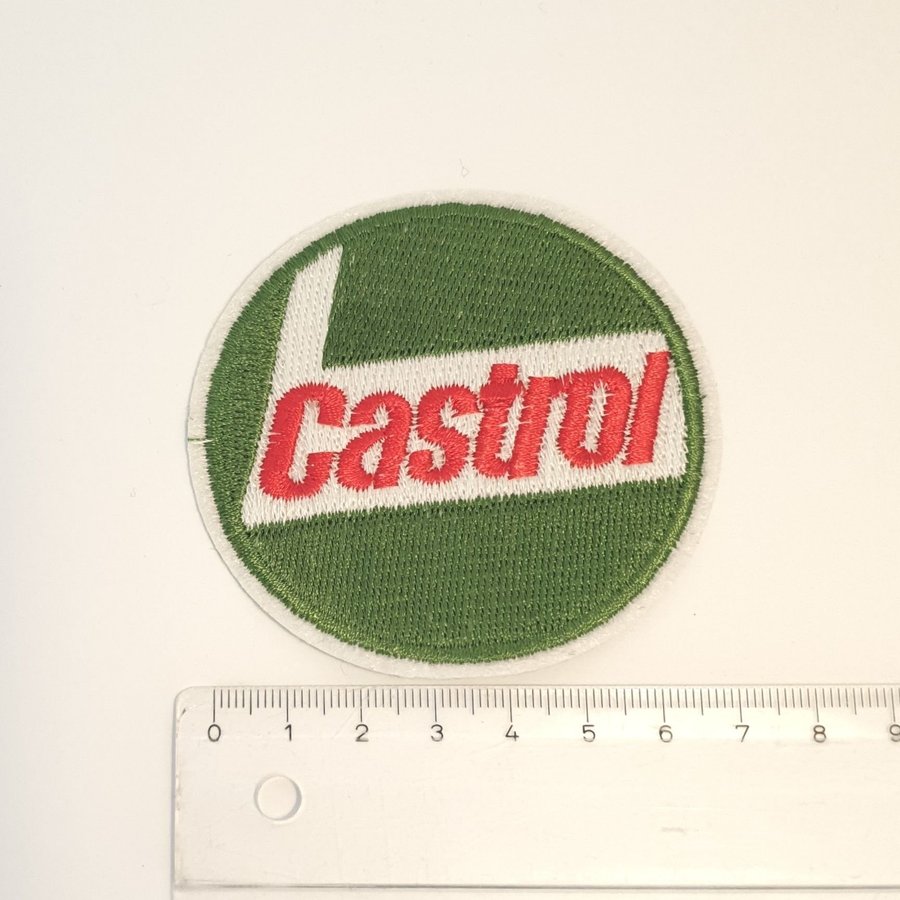 Castrol oil | raggare | 30KMH | patch | tygmärke