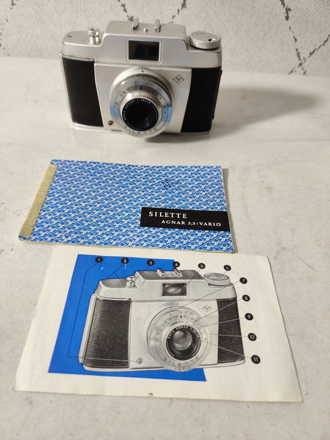 Agfa Silette tillverkad 1958 retro kamera