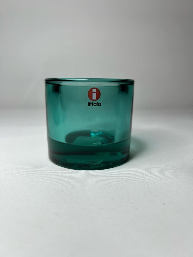 Iittala ”Kivi" ljuslykta havsblå, Marimekko