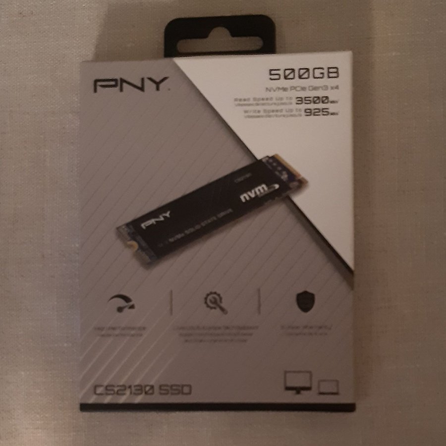 Hårddisk, PNY CS2130 SSD 500GB