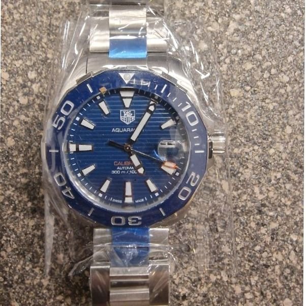 TAG Heuer Aquaracer WAY211CBA0928 300M Automatic - Blauwe wijzerplaat