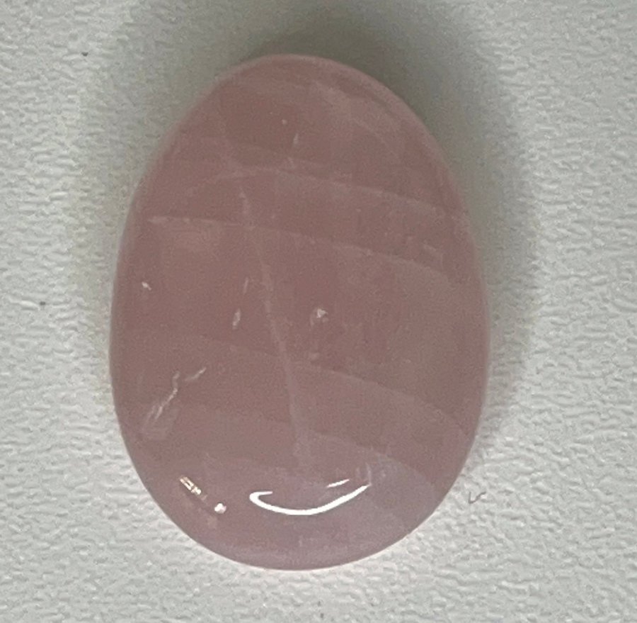 Naturlig Rosenkvarts 44,05 ct cabochon, perfekt för smycken. Healing/Reiki/diy