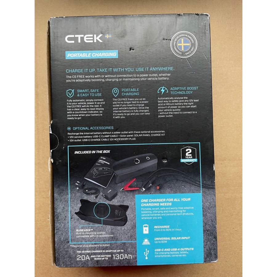 C tek batteriladdare