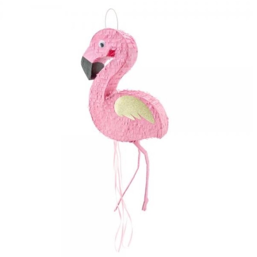 Pinata Flamingo rosa guld. Ny i förpackning! Fest party kalas.