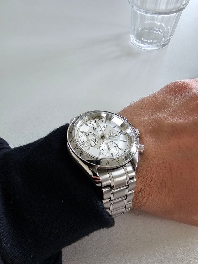 Omega Speedmaster med box i mycket bra skick