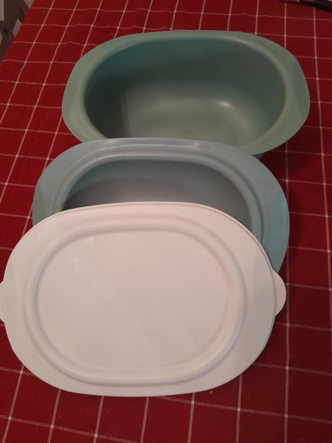 Tupperware skinklåda med dubbla lock