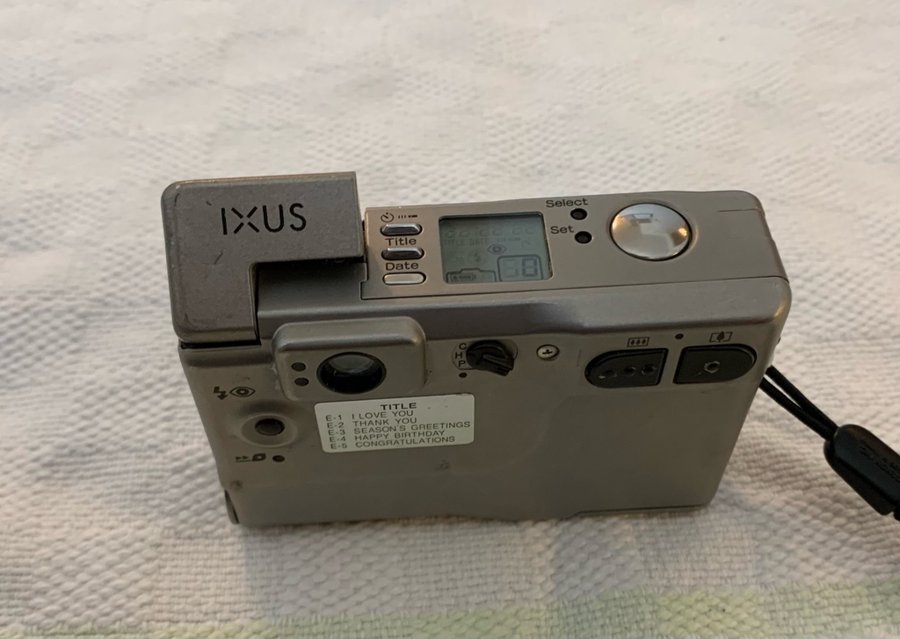 Canon Ixus analog kamera APS film