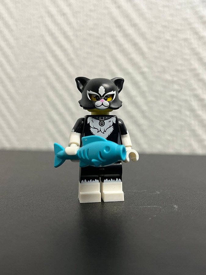 Lego Minifigurer Serie 18 Cat Costume Girl Komplett