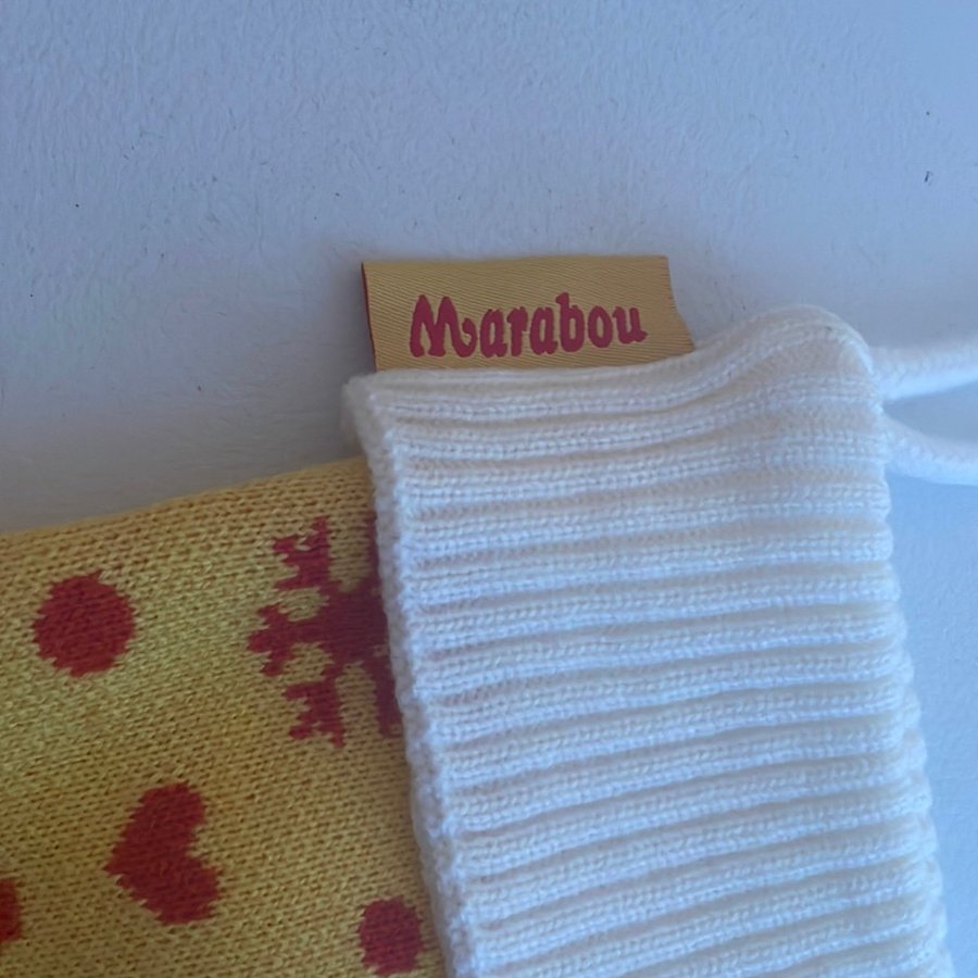 Julstrumpa * reklam från Marabou * ca 32 x 20 cm * NY