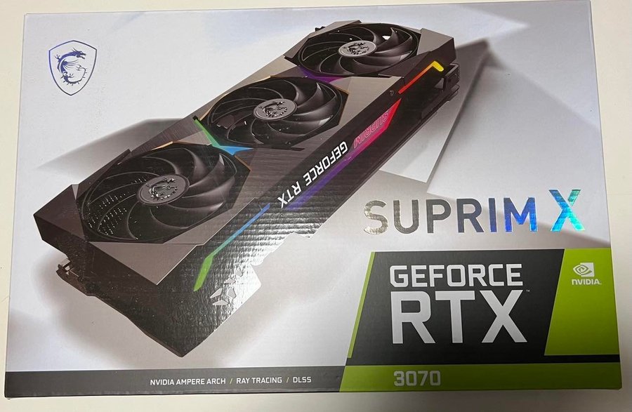 MSI GeForce RTX 3070 SUPRIM X