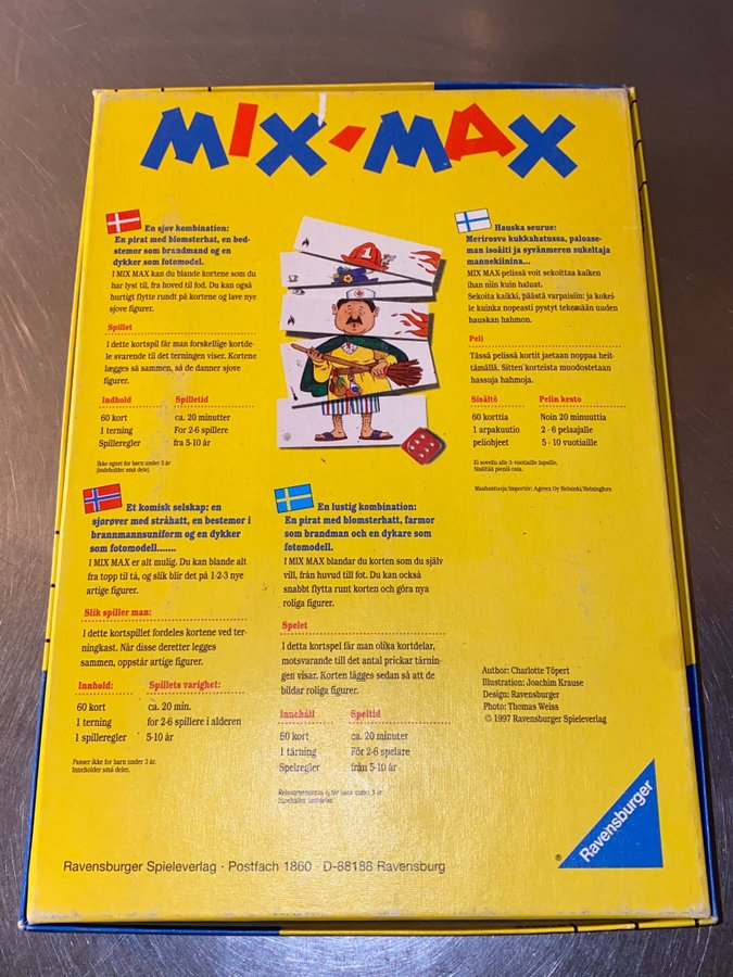 MIX MAX från Ravensburger - KOMPLETT - Svensk version - Mixmax Mix-Max