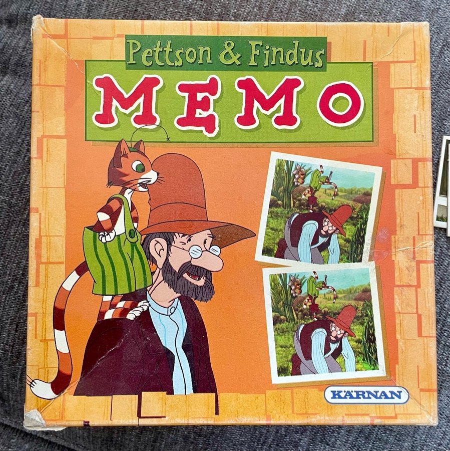 Pettson  Findus Memo spel