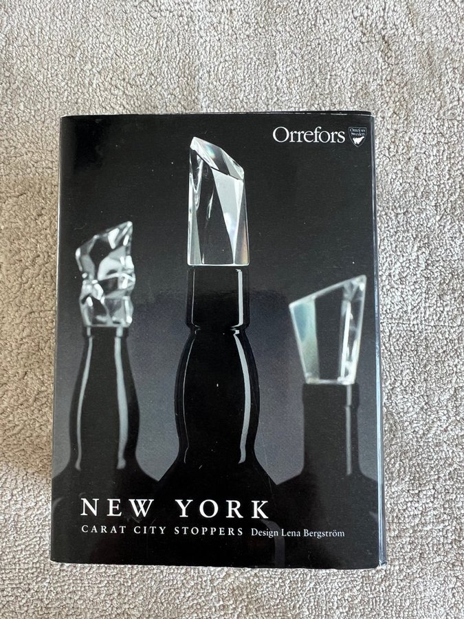 Orrefors New York Carat City Stoppers