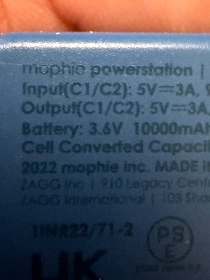 mophie powerstation 10000mAh