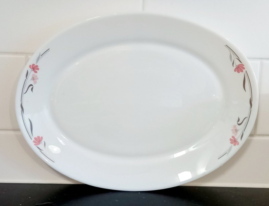 Pyrex England uppläggningsfat, oval