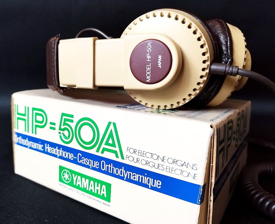 Vintage klassiker - Yamaha HP-50 hörlurar med original box