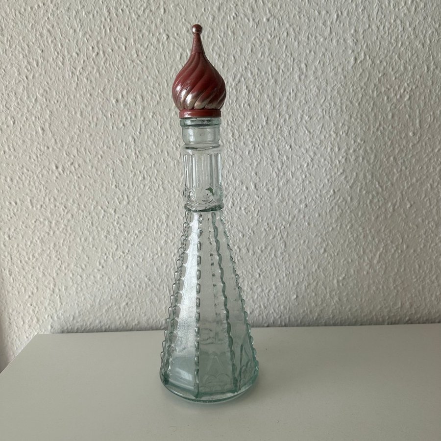 Vintage Morey glasflaske / karaffel