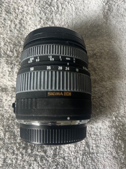 Sigma 18-50mm Objektiv