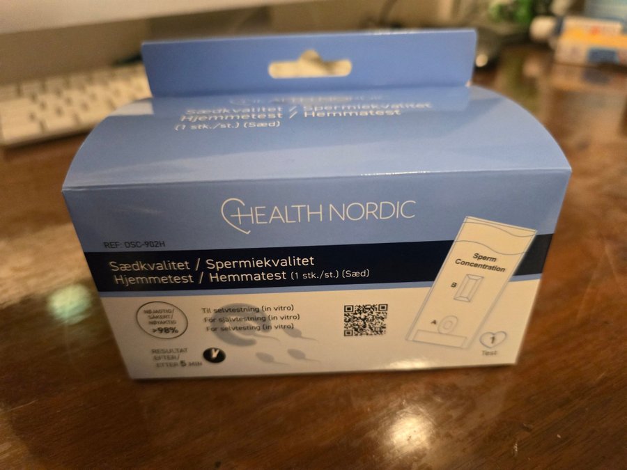 Health Nordic Spermiekvalitet Självtest