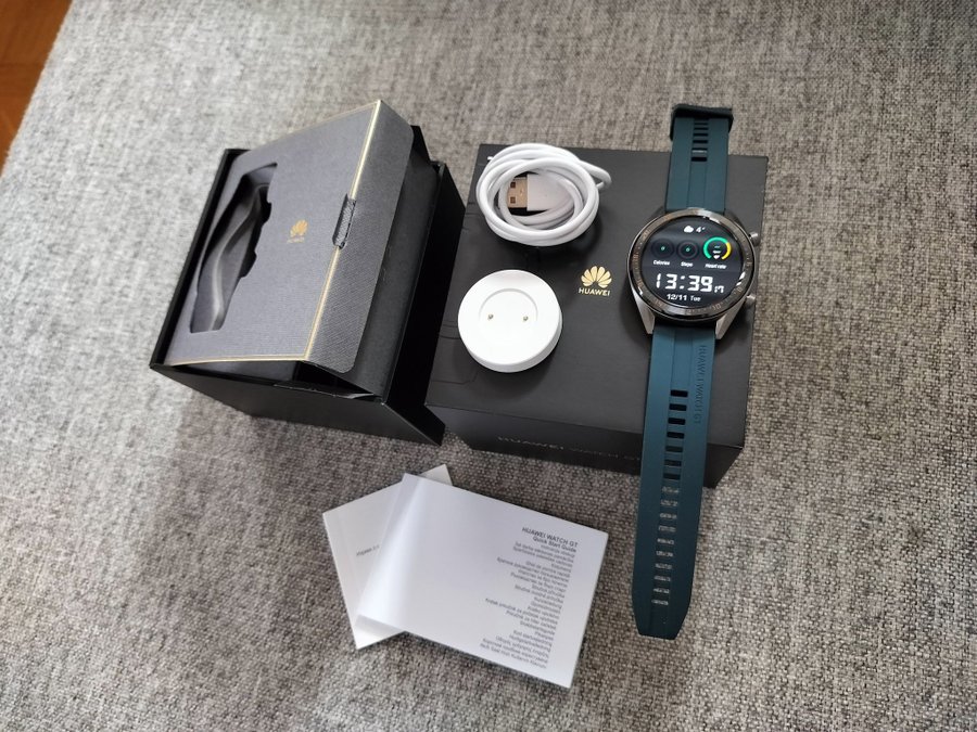 AMOLED Huawei Smart Watch GT 46mm, Titanium Grey