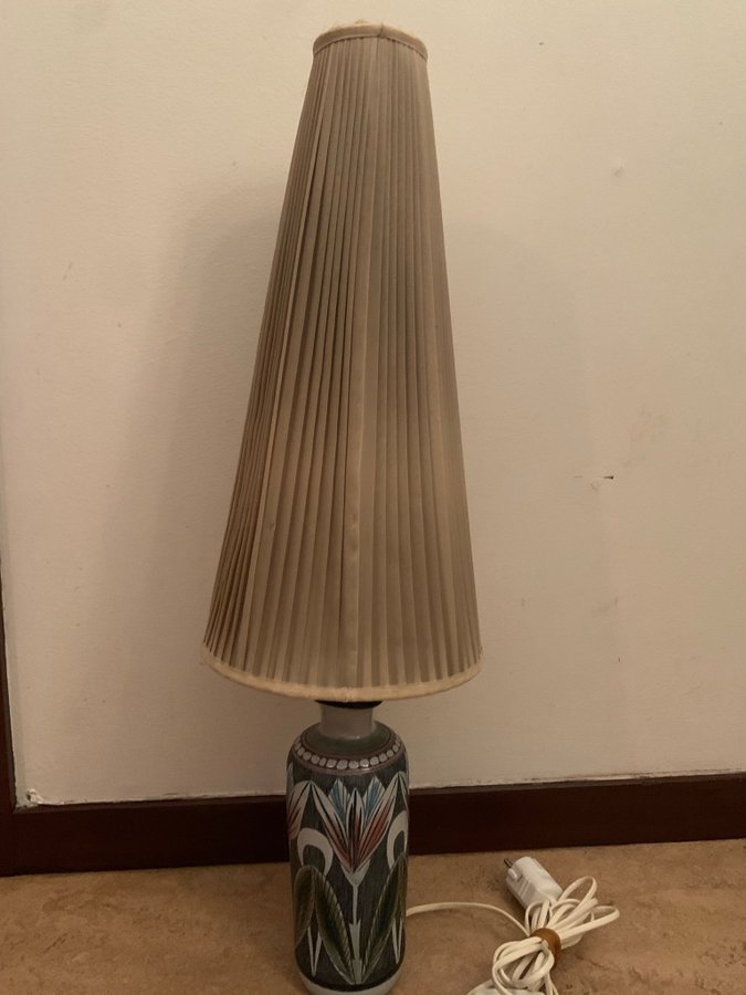 Svensk keramiklampa 70 cm höjd