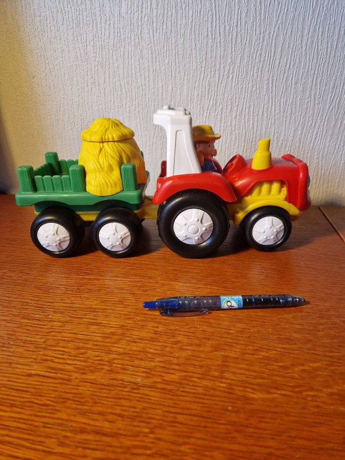 Fisher Price Traktor med släpvagn