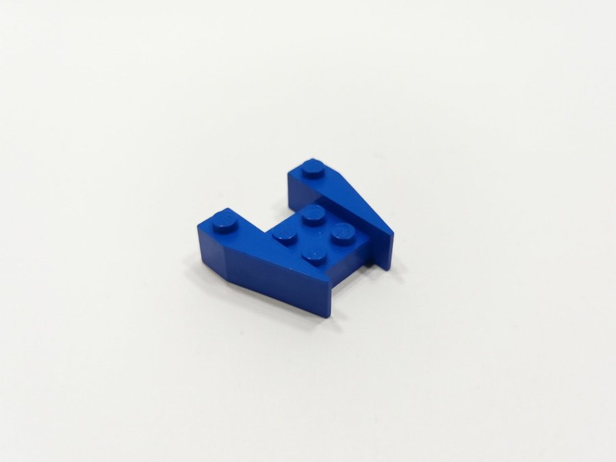 Lego - wedge - vinklad - 3 1/2x4 - part 2399 - blå