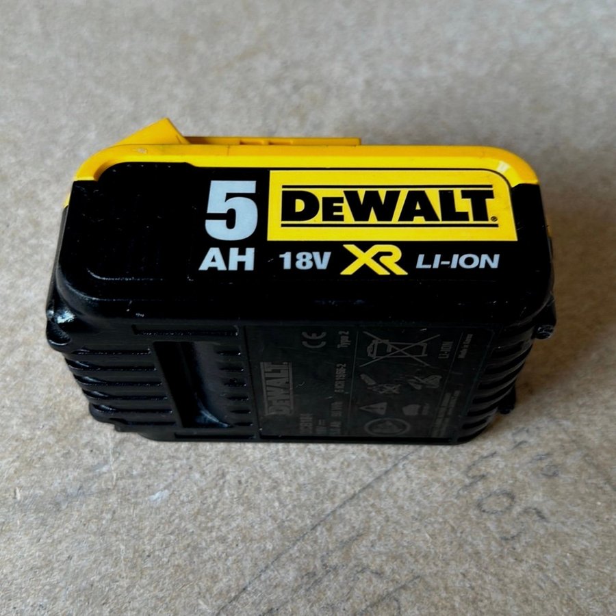 Dewalt 18V XR Li-Ion 50 Ah Batteri