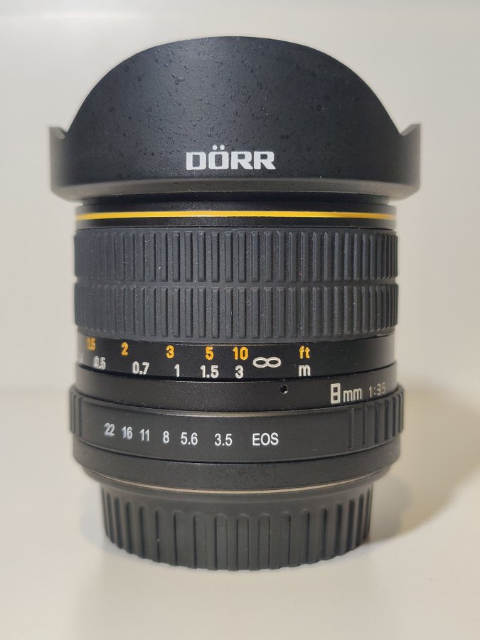 Canon EF: Dörr 8mm f35 Fish-eye CS