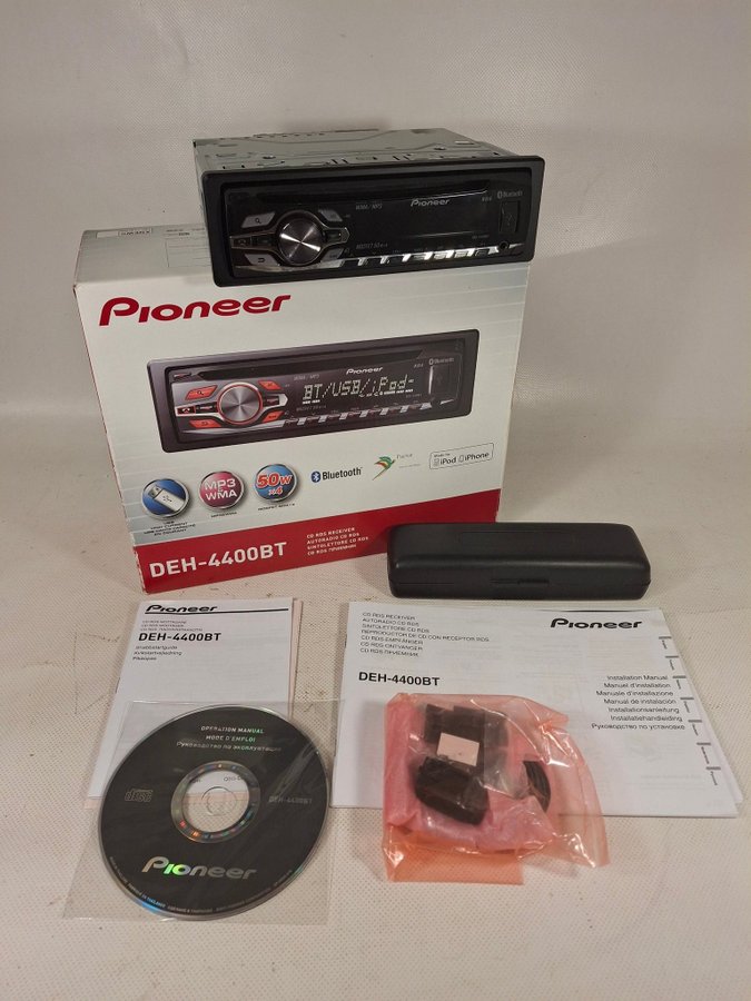 Pioneer DEH-4400BT bilstereo med Bluetooth