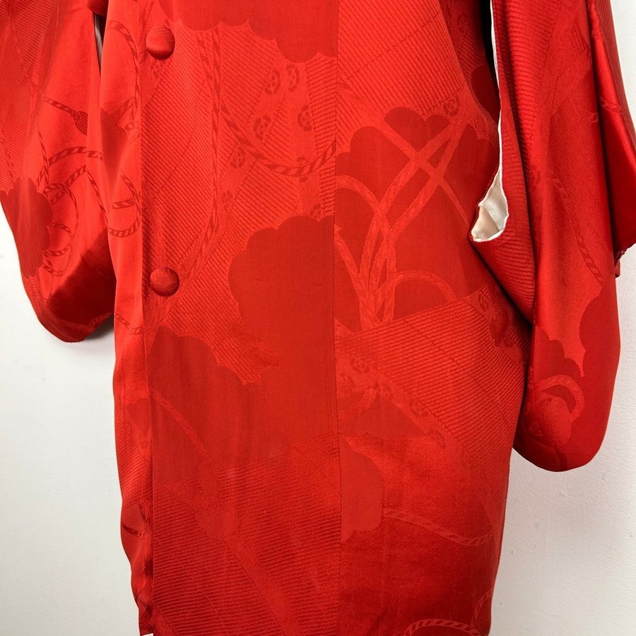 Vintage Japanese silk kimonos Hanori jacket