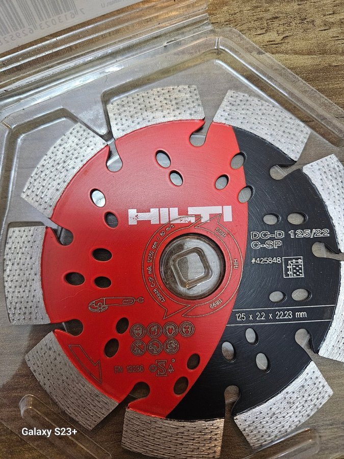 Hilti diamantskiva DC-D 125/22 C-SP