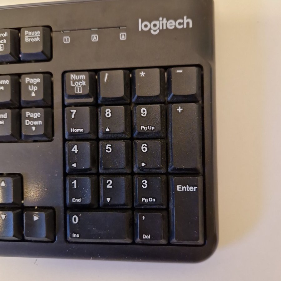 Logitech Keyboard K120 med sladd