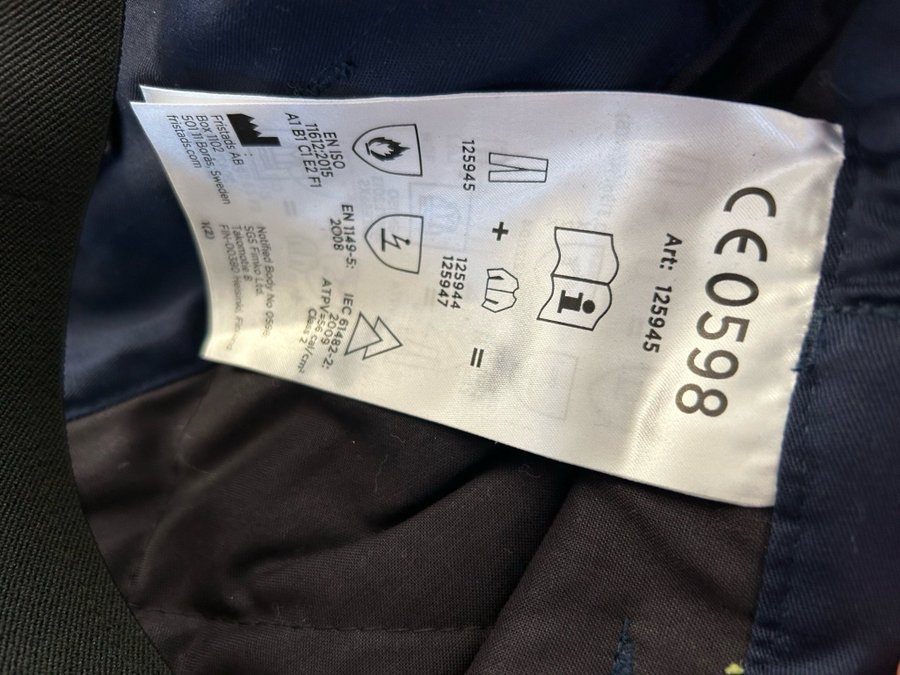 Fristads work trouser Flame Retardant Winter Trousers Class 2