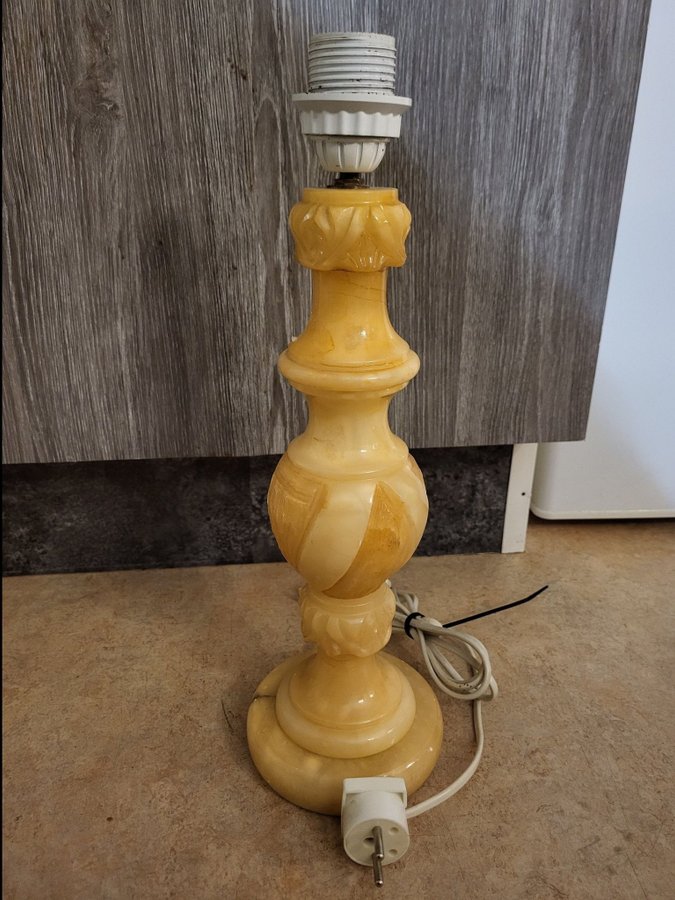 Vintage retro Alabaster HERNA marmor lampa