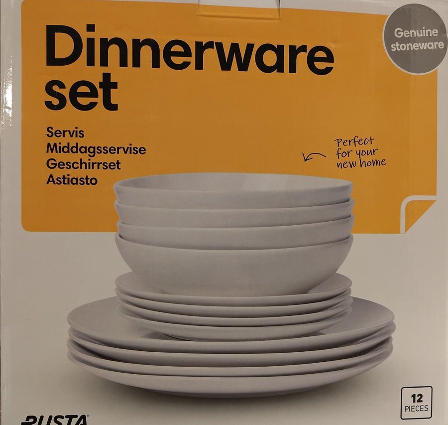 Dinnerware set / Servis 12 delar