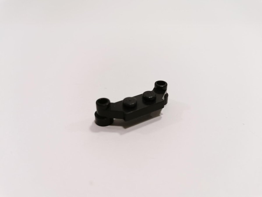 Lego - plate - modifierad - 1x4 - part 4590 - svart